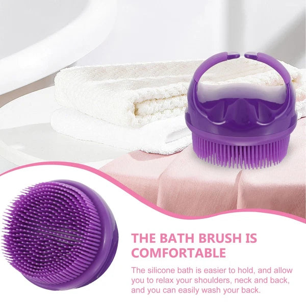 Bath Brush Child Man Shower Scrubber Back Cleaning Massage Handle