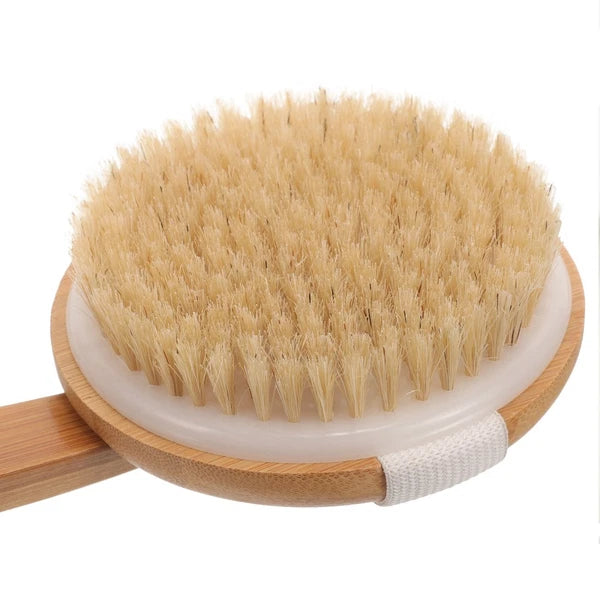 Removable Bath Brush Exfoliating Back Scrubber for Shower Elder Women's