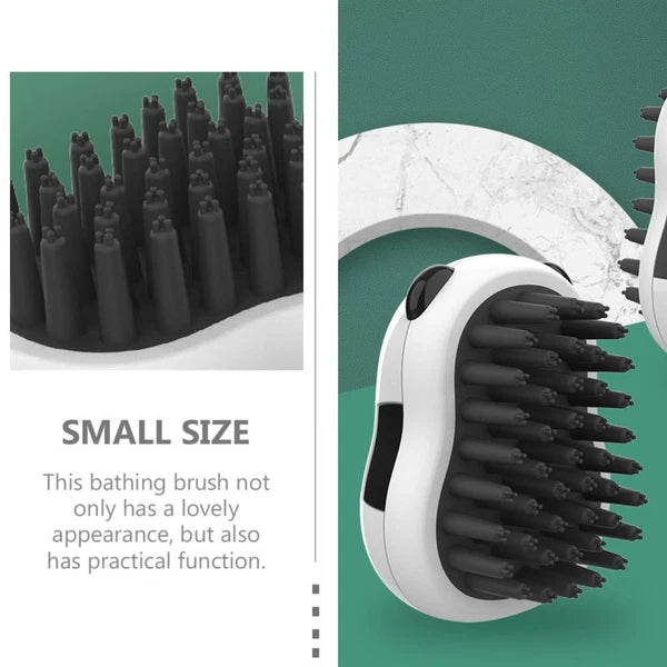 Panda Bath Brush Pet Wash for Bathing Grooming Massage Dog Palm Puppy