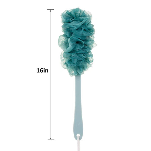 Back Scrubber for Shower,Loofah Long Handle Bath Body Brush,Soft Nylon Mesh S...