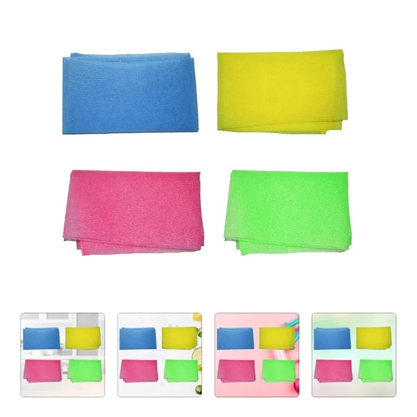 8 Pcs Body Brushes for Shower Sponge Exfoliating Scrubber Bath Back