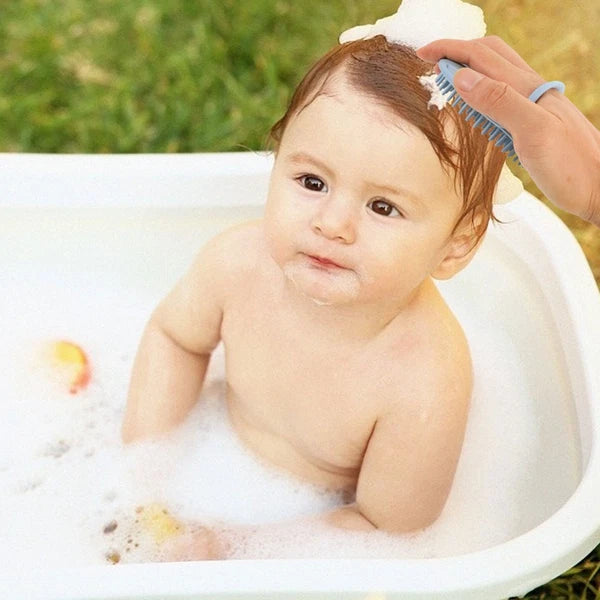 Bathing Hair Brush Soft Baby Child High Temperature Resistance Portable
