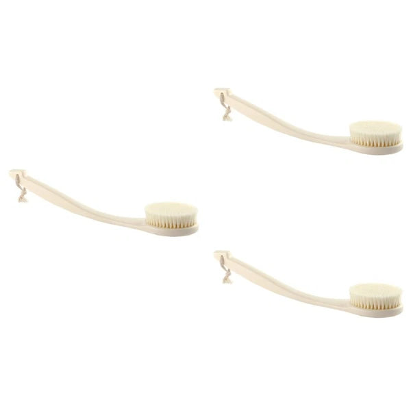 3 Pieces Bath Brush Multi-functional Exfoliating Shower Scrubber