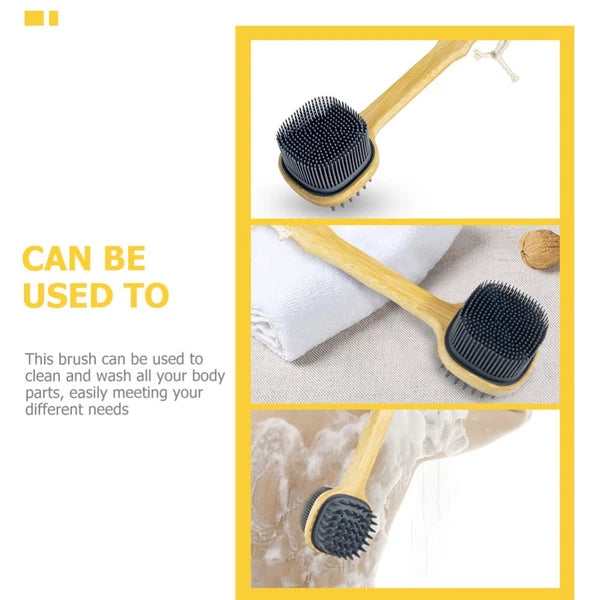 Bath Brush Body Exfoliator Silicone Shower Man Scrubber for