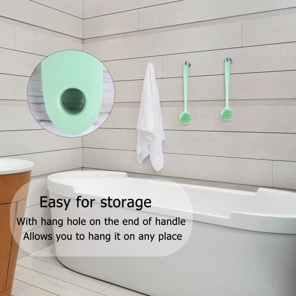Bath Brush Man Silicone Exfoliator Body Scrubber Back for Shower