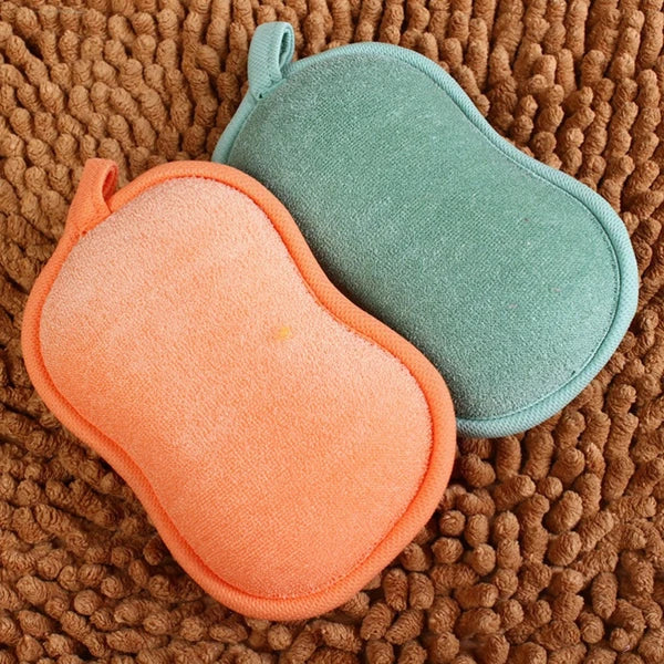 4 Pcs Baby Shower Cloth Bath Washcloth Toddler Newborn Shower Brush