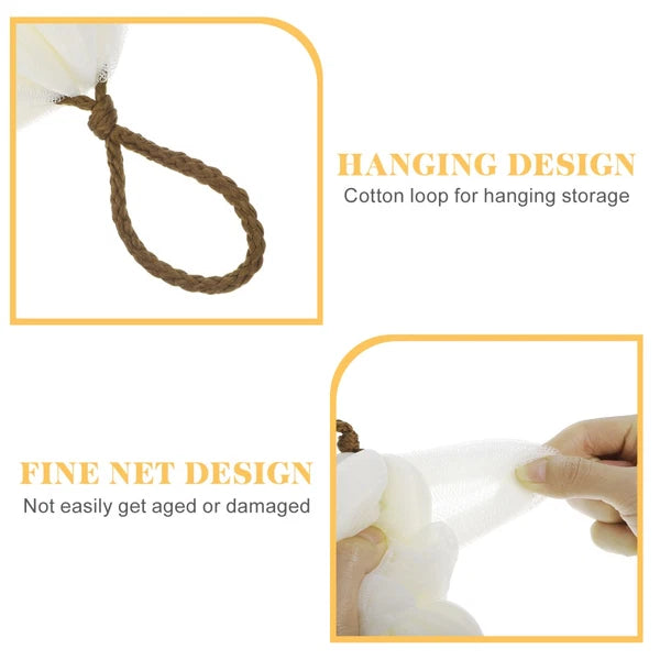 2 Pcs Bath Ball Baby Exfoliating Sponge Brush Body Exfoliator Scrubber for