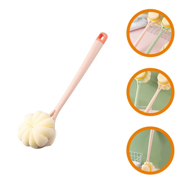 Bath Brush Exfoliating Back Scrubber with Handles Shower for Body