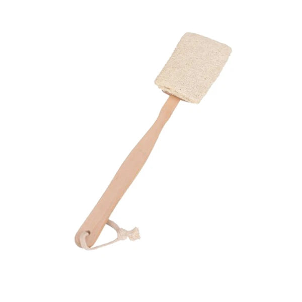 Exfoliating Back Scrubber with Long Handle for Bathing Random Color