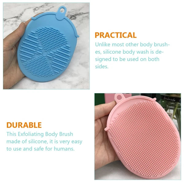 3 Pcs Bath Brush Body Exfoliator Scrubber Bathing Massager Exfoliating Tool for