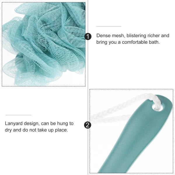 Bath Brush Man Accessories for Disabled People Bathing with Long Handle