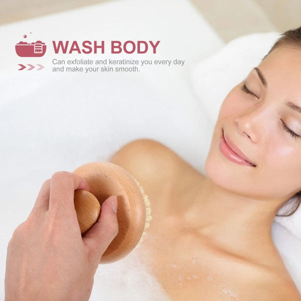 Dry Brushing Body Skin Exfoliator Scrubber Bath Brushes for Shower