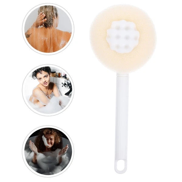 Bath Brush Sponge Adaptive Shower Brushes Exfoliating Body Scrubber