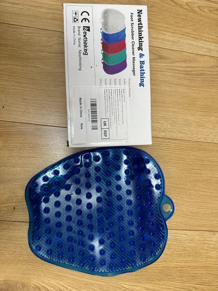 Foot Back Body Scrubber Massager Pad Shower Bath Exfoliating Brush Cleaning Mat