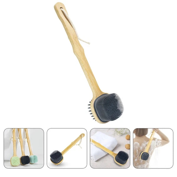 Bath Brush Body Exfoliator Silicone Shower Man Scrubber for