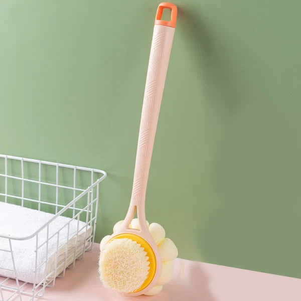 Bath Brush Exfoliating Back Scrubber with Handles Shower for Body