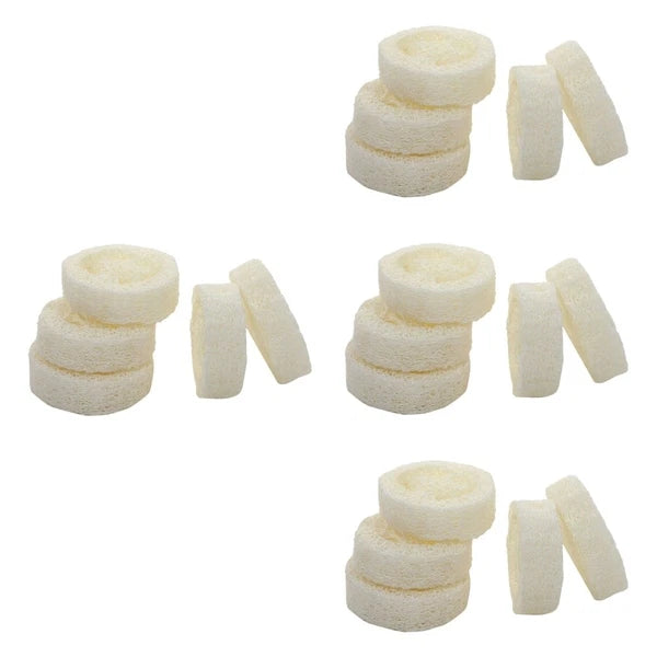 Set of 4 Loofah Shower Brush Travel Back Scrubber Body Exfoliating