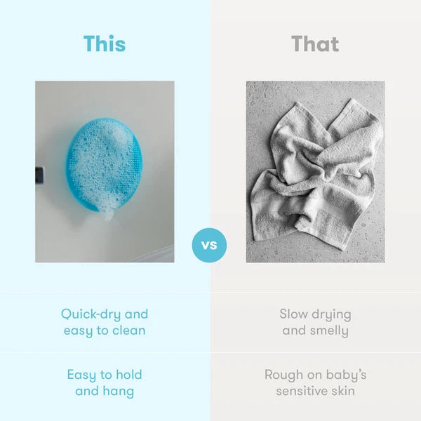 Frida Baby DermaFrida the SkinSoother Baby Bath Brush: Cradle Cap Brush for