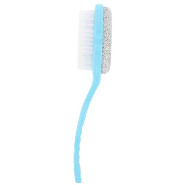 Foot Brush with Plastic Handle (Random Color) Plastic bath brush Foot brush