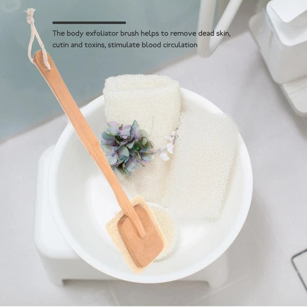 Back Massage Brush Scrubber Shower Scrubbing for Long Handle Bath