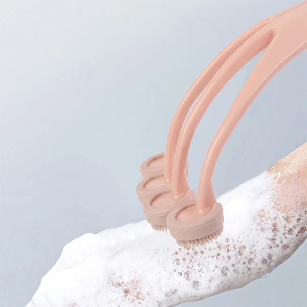 2 Pcs Bath Brush Suit Back Scrubber Shower Body Scrubbers Exfoliating Tool