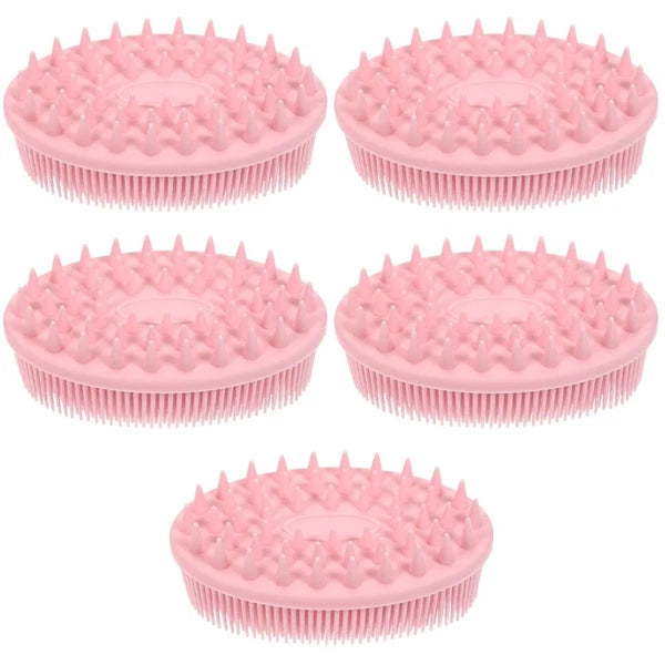 5 PCS Silicone Bath Brush Child Baby Hair Scrubber Brushes for Shower